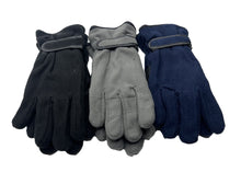 Load image into Gallery viewer, Lined Fleece Warm Gloves with Adjustable Velcro Closure
