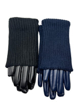 Load image into Gallery viewer, Vegan Touch Glove with Ribbed Knit Hood
