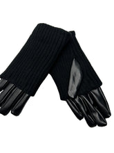 Load image into Gallery viewer, Vegan Touch Glove with Ribbed Knit Hood
