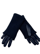 Load image into Gallery viewer, Vegan Touch Glove with Ribbed Knit Hood
