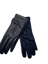 Load image into Gallery viewer, Vegan Leather Twist Touch Glove
