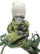 Load image into Gallery viewer, Plaid Fringed Long Rectangular Scarf - The Glove Lady
