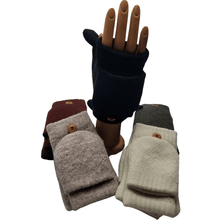 Load image into Gallery viewer, Lined Pop Top Fingerless Gloves - The Glove Lady
