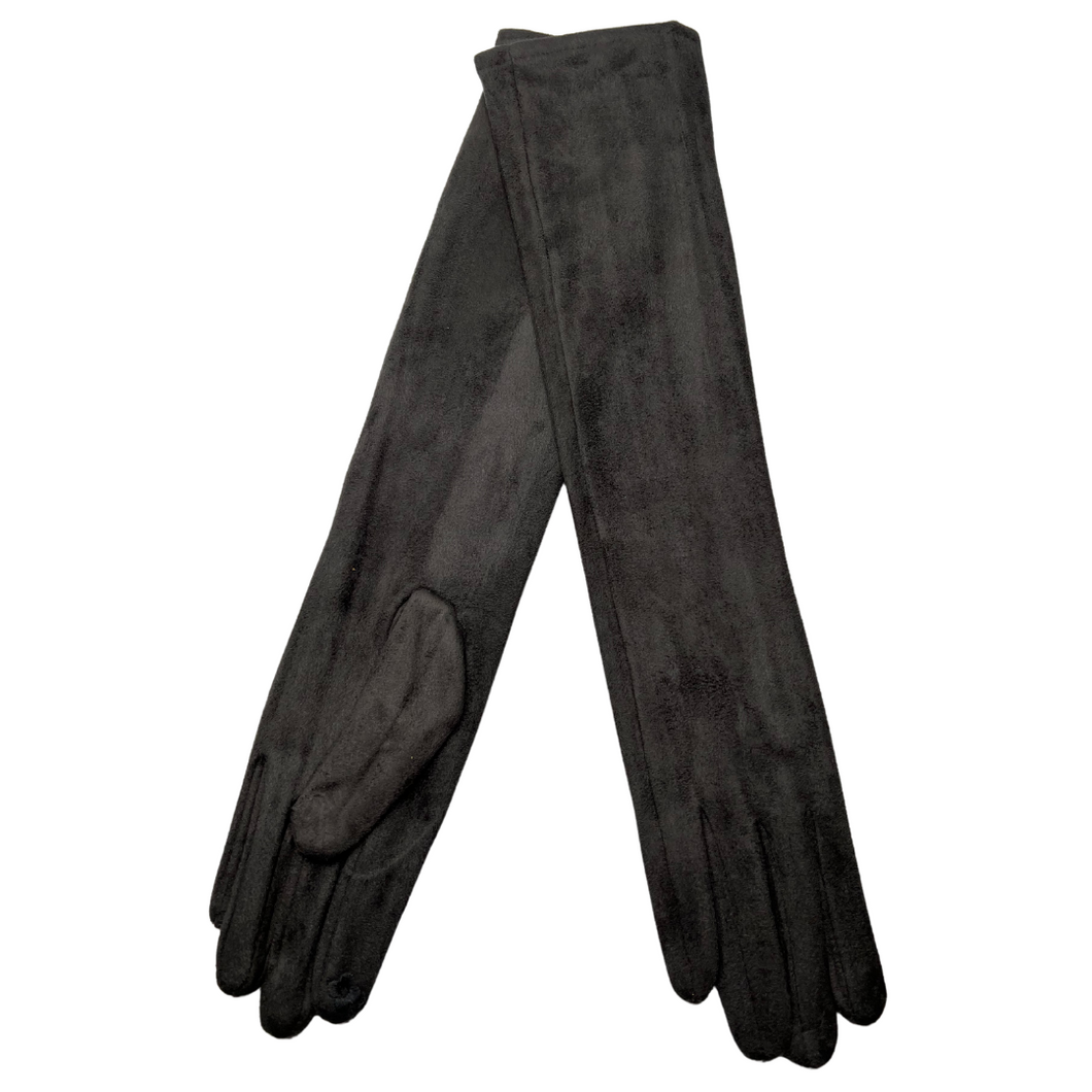 Long Microfiber Suede Touch Glove