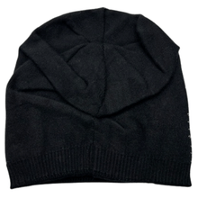 Load image into Gallery viewer, Stretch Fitted Beanie with Rhinestones and Gusseted Back
