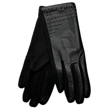 Load image into Gallery viewer, Vegan Leather Stud Touch Glove
