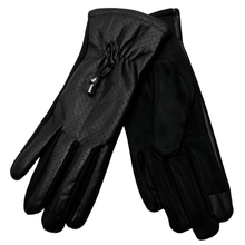 Load image into Gallery viewer, Vegan Perforated Touch Glove with Cinched Wrist
