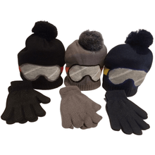 Load image into Gallery viewer, Goggle Hat &amp; Gripper Gloves - The Glove Lady
